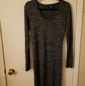 Grey bodycon dress